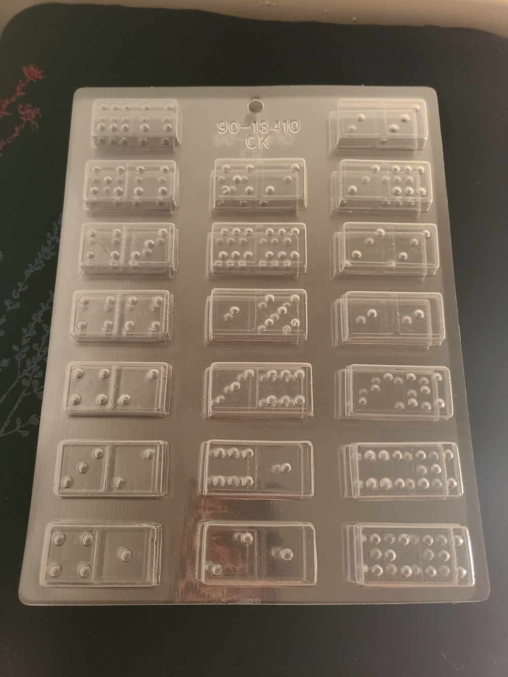Clear Domino Chocolate Mold
